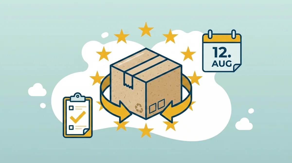 PPWR ab 12. August 2026: Was Onlinehändler jetzt wissen müssen