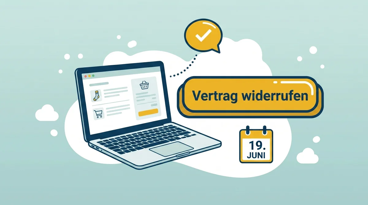 Widerrufsbutton-Pflicht seit 19. Juni 2026: So setzt du sie um